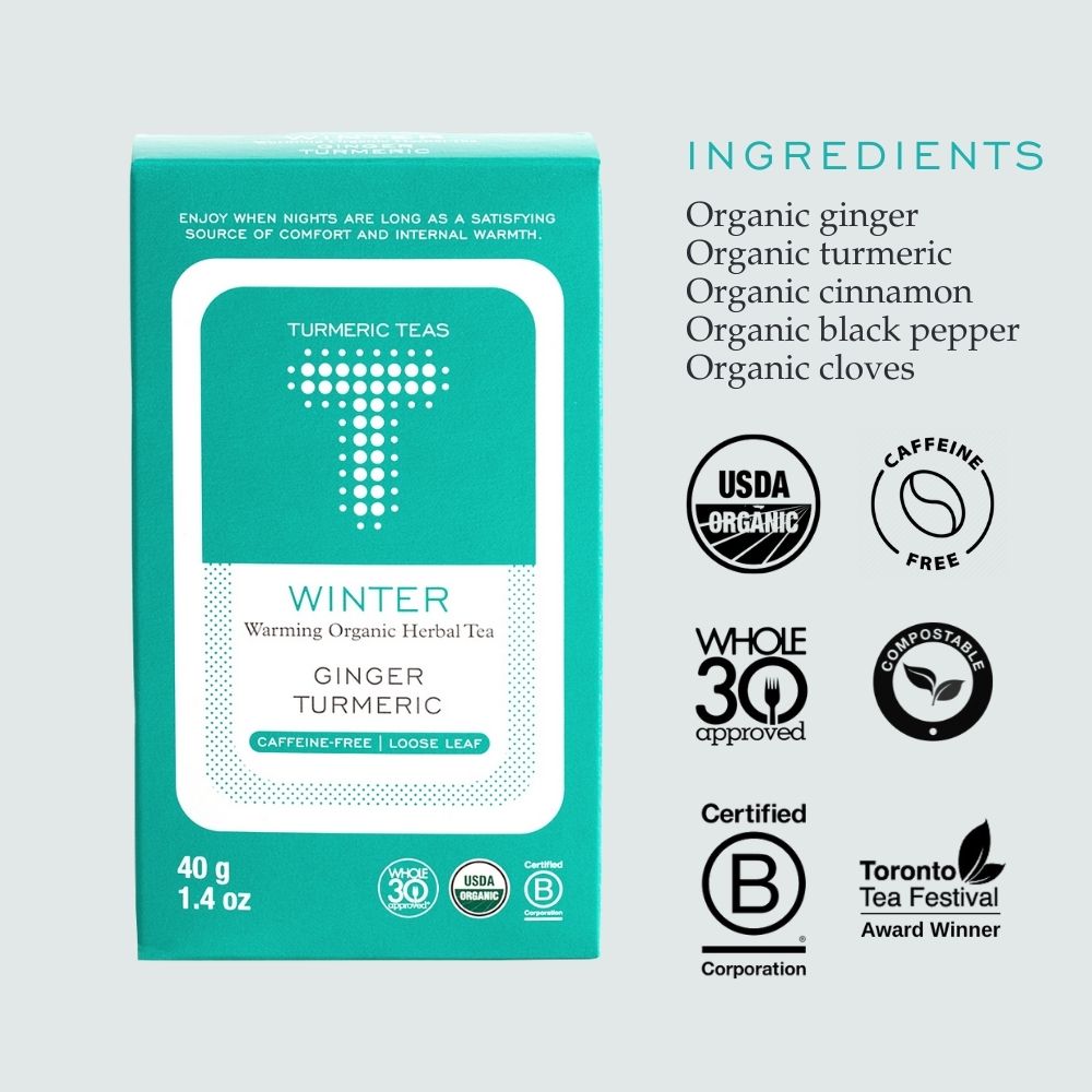 
                  
                    Organic Ginger Loose Leaf Tea - Winter (6x40g)
                  
                