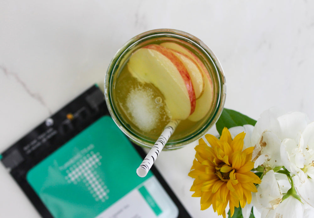 Tasty alternative to sugary drinks: Turmeric Apple Zinger!