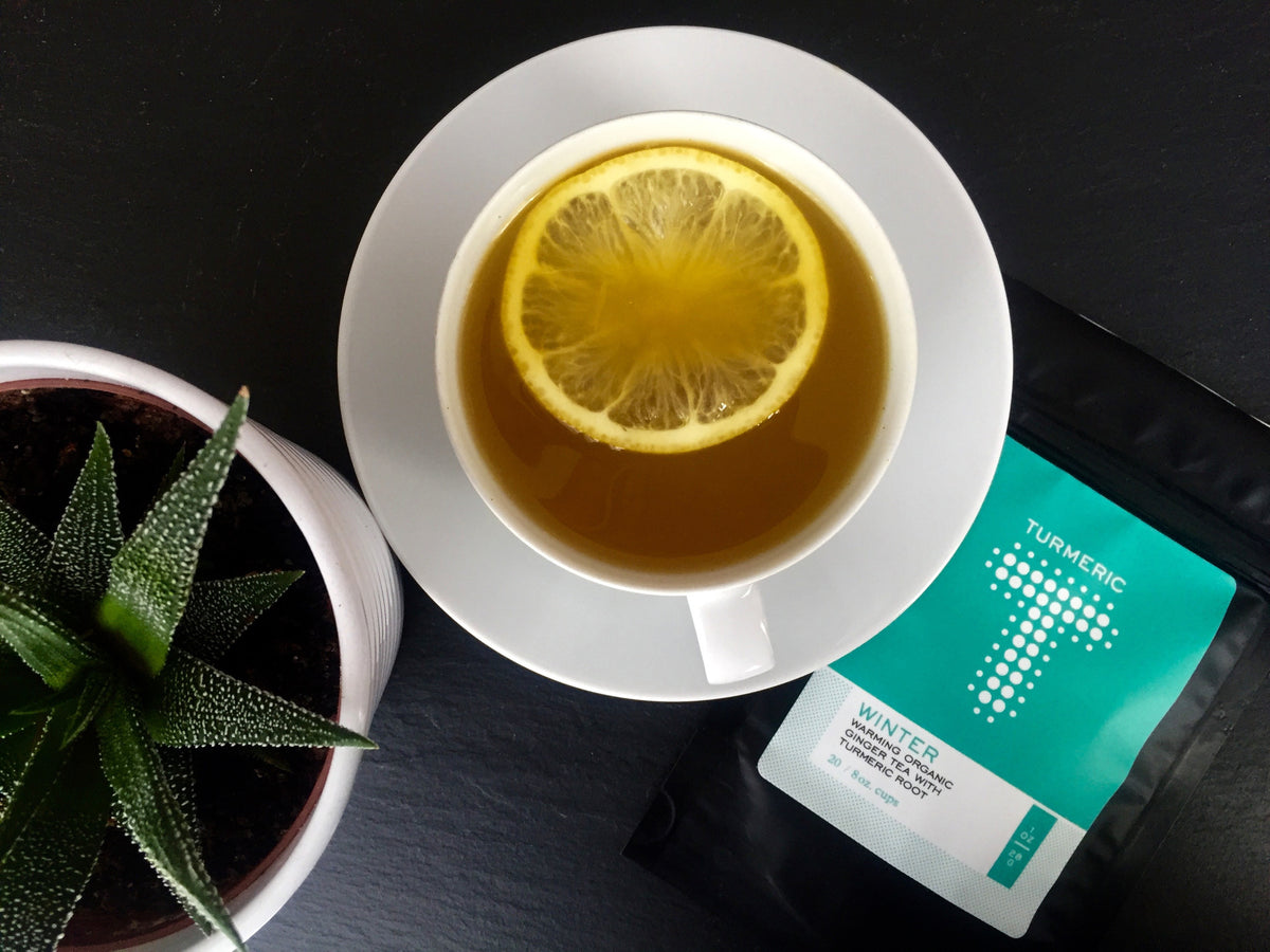 Turmeric and Ginger Tea sweetened with Pineapple juice Turmeric Teas