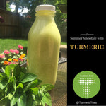 Turmeric, Mint and Pineapple smoothie