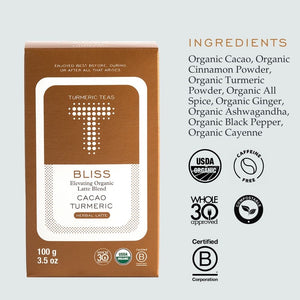 
                  
                    Organic Cacao Latte Blend - Bliss (6x100g)
                  
                